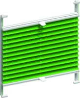 Plissees und Wabenplissees mit Klemmfixierung im Fenster